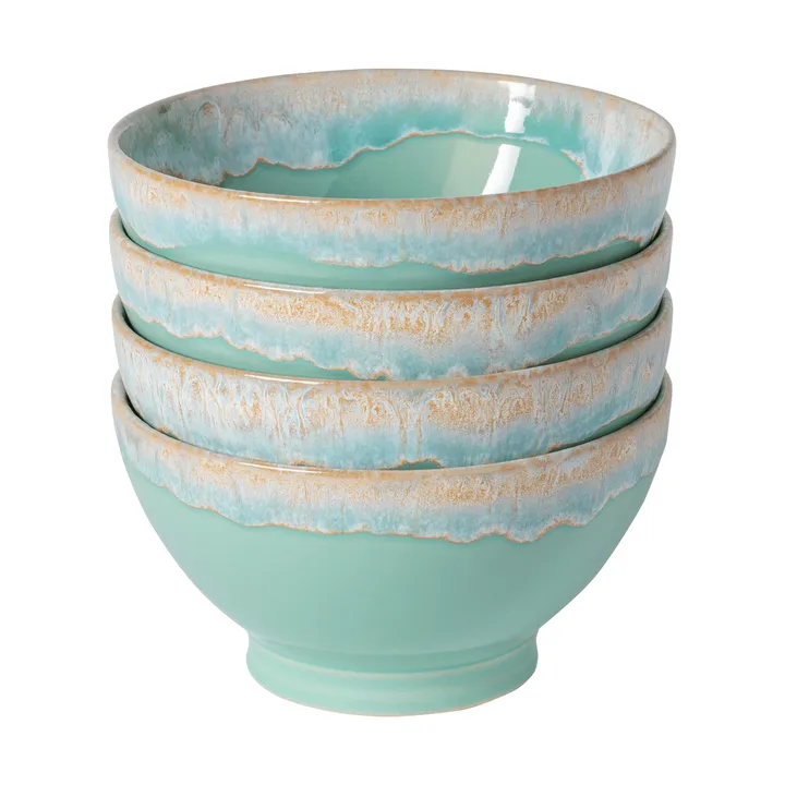 Latte bowl - Blue, 55 cl, 4-pack - Costa Nova