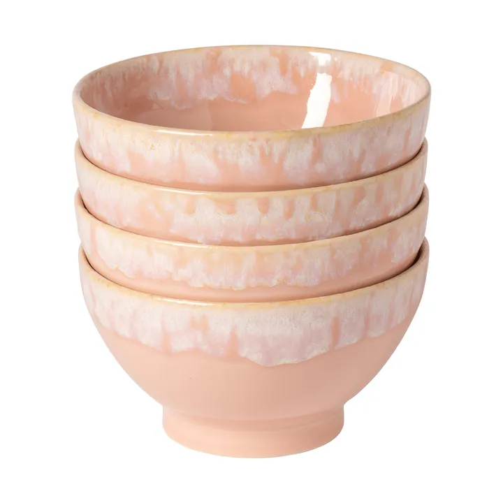 Latte bowl - Pink, 55 cl, 4-pack - Costa Nova