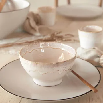 Latte bowl - White, 55 cl, 4-pack - Costa Nova