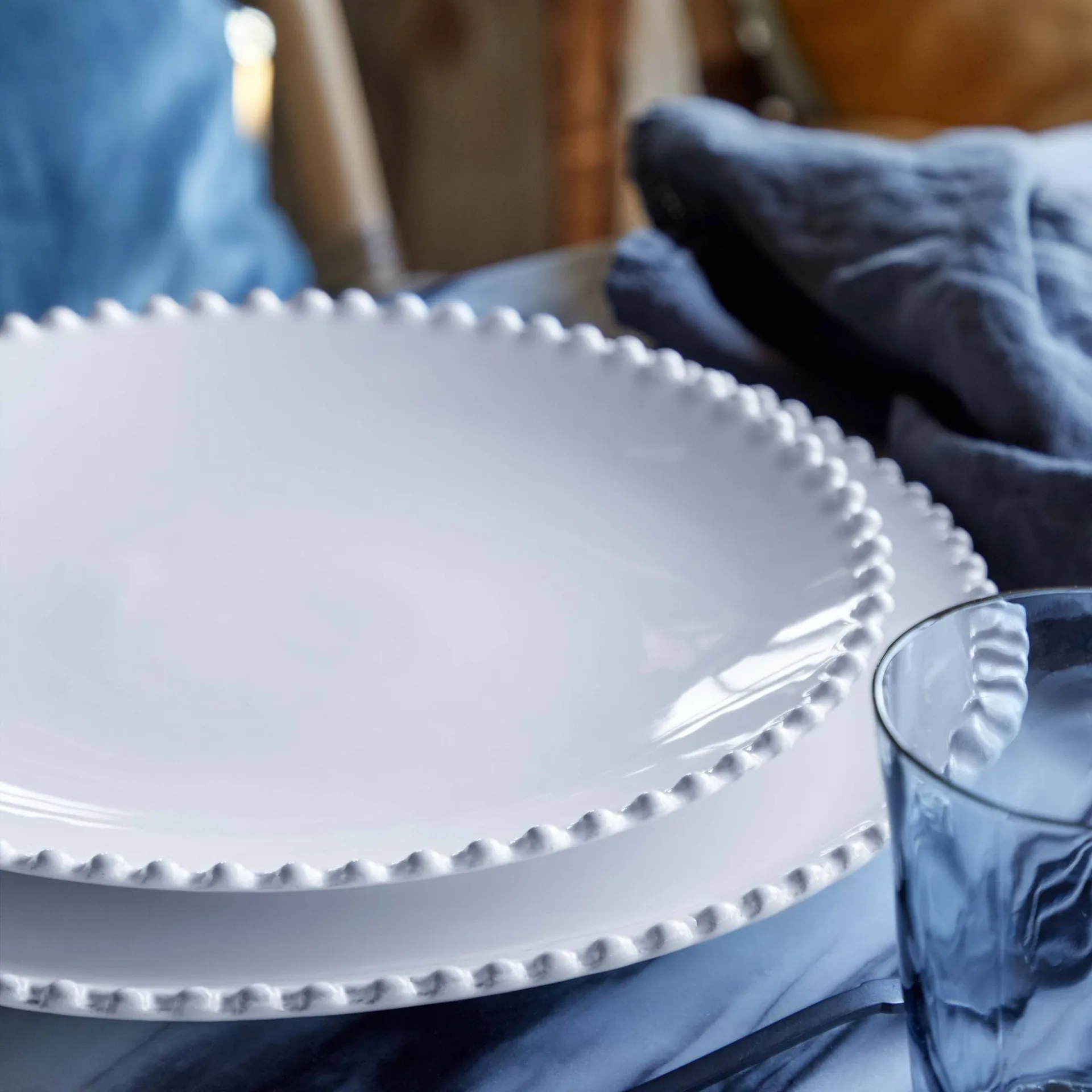 Pearl dinner plate, White, Ø28 cm Costa Nova