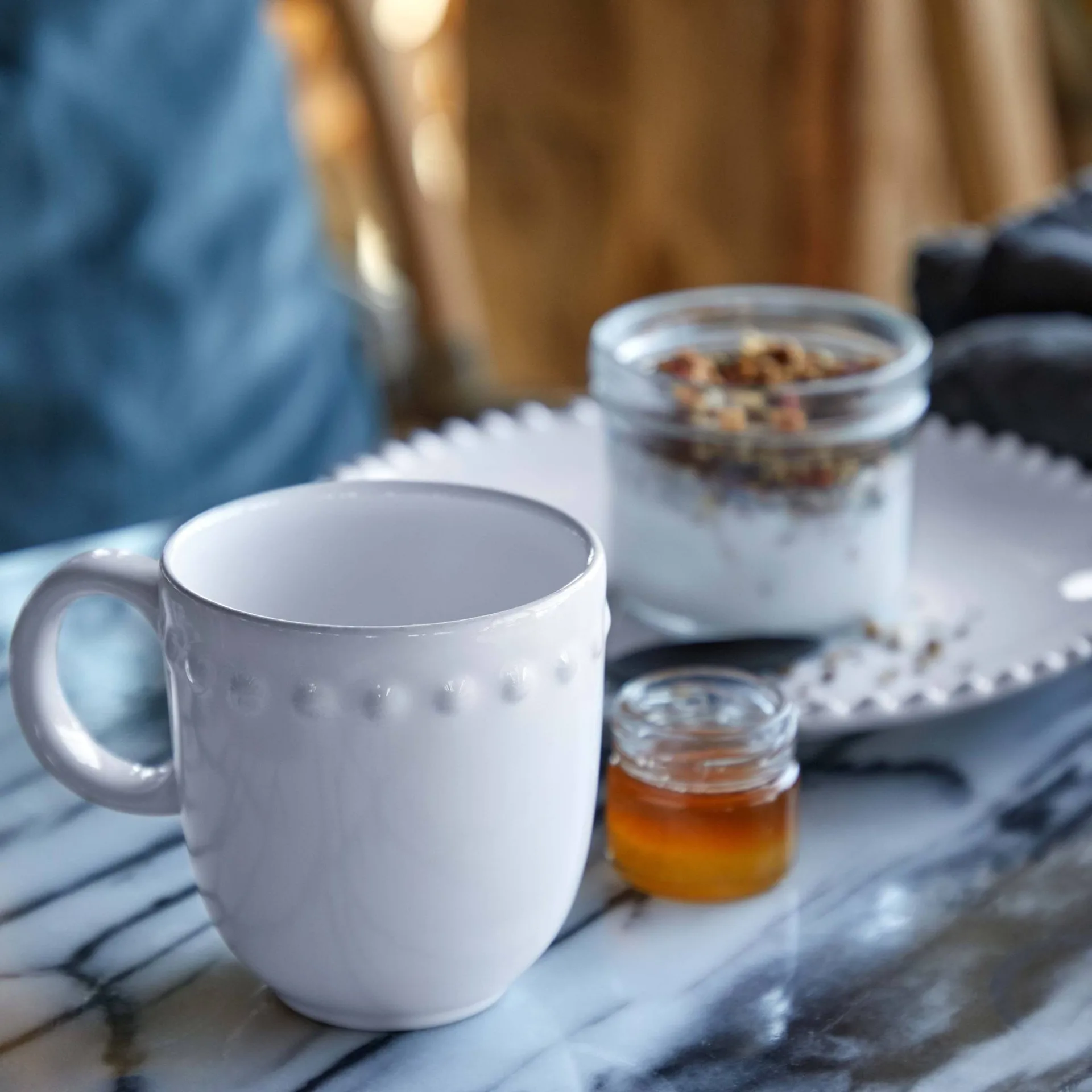 Pearl mug, White, 37 cl Costa Nova