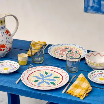 Summer Bliss dinner plate - Comporta, Ø24 cm - Costa Nova