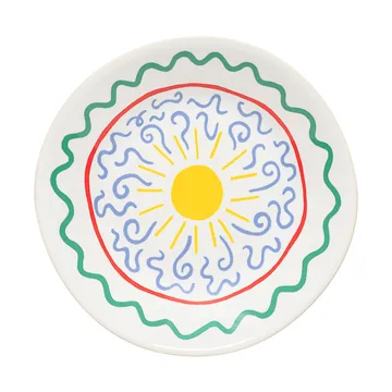 Summer Bliss plate - Sun, Ø16.3 cm - Costa Nova