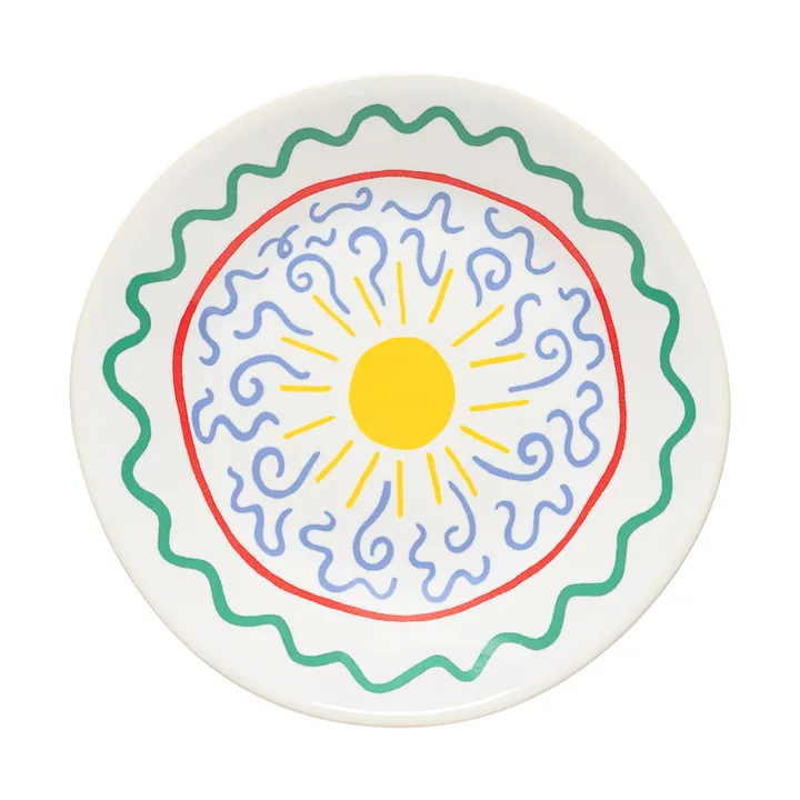 Summer Bliss plate - Sun, Ø16.3 cm - Costa Nova