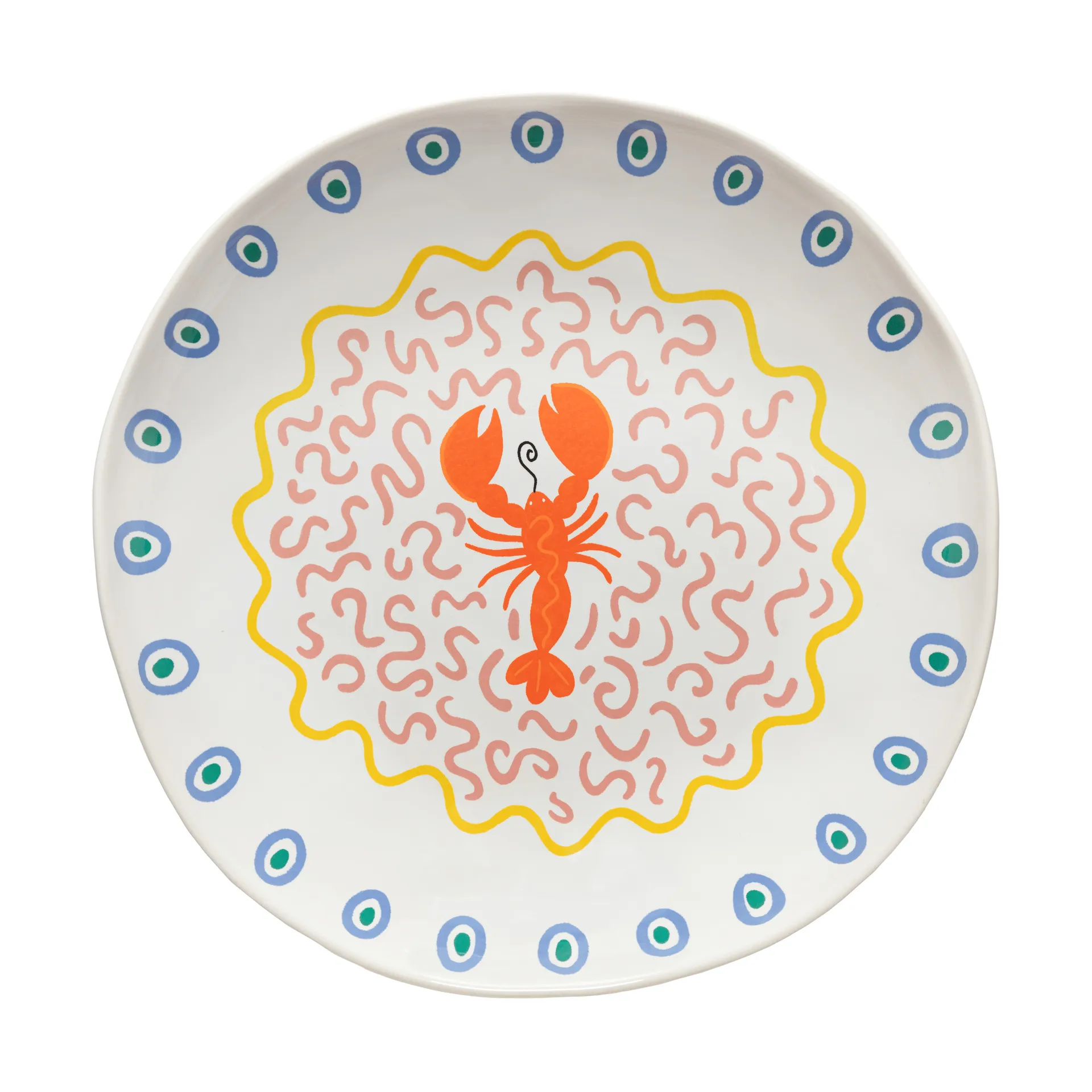 Summer Bliss serving bowl, Lobster, Ø36 cm Costa Nova
