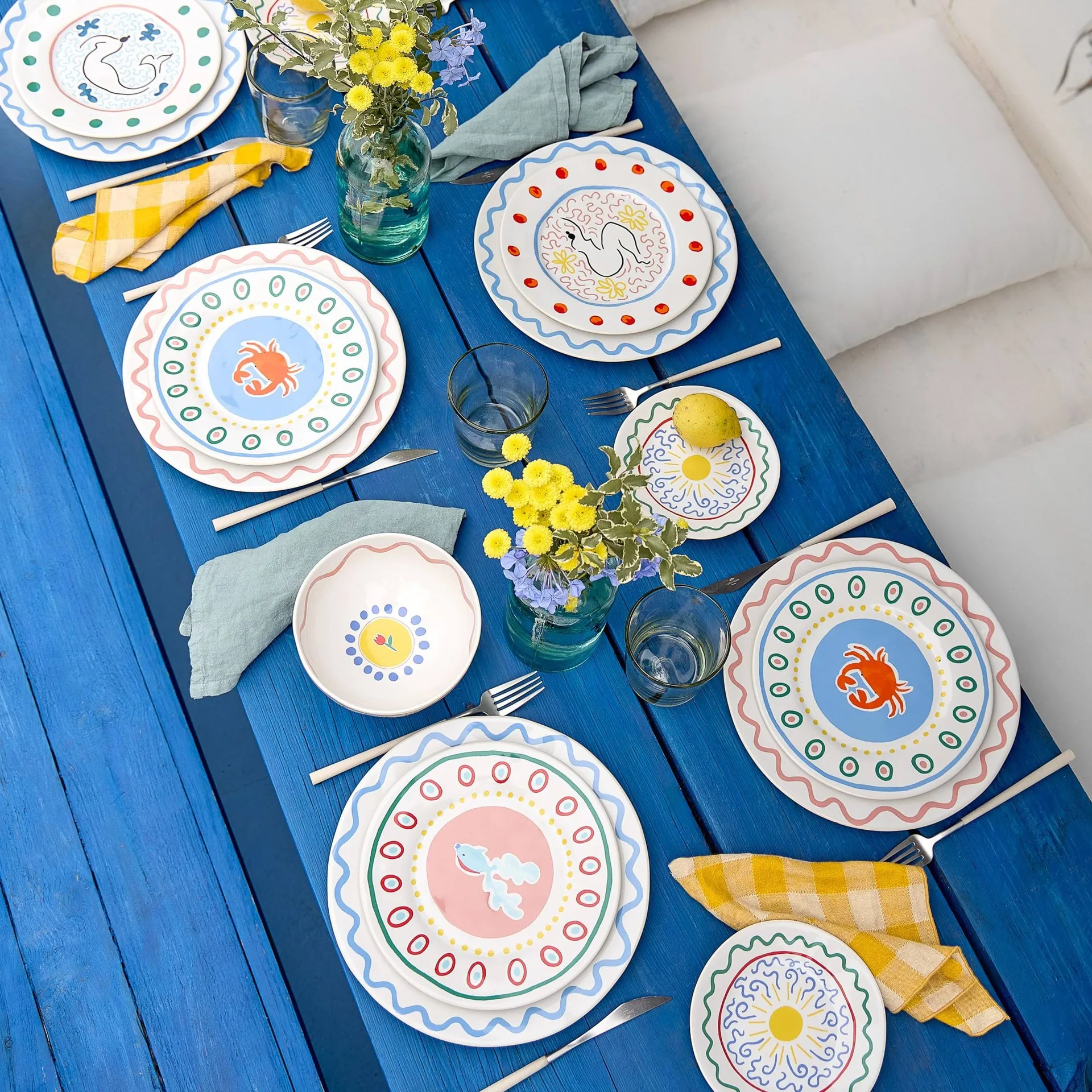 Summer Bliss side plate, Guppy, Ø22 cm Costa Nova