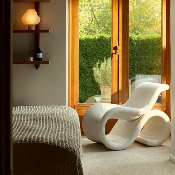 Éclair chair lounge chair - Cream - Crème Atelier