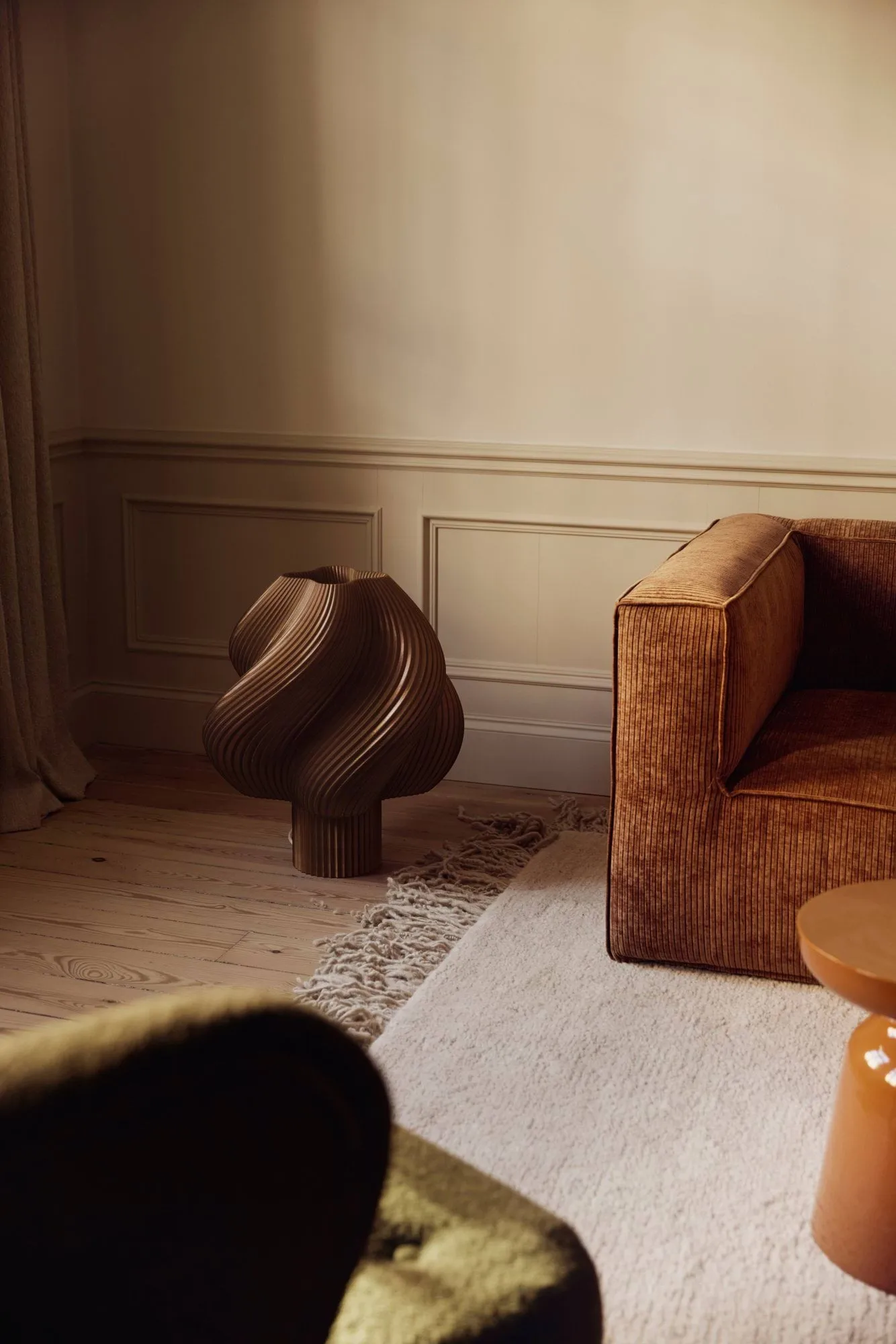 Soft Serve floor lamp, Caramel, Mega, 63 cm Crème Atelier