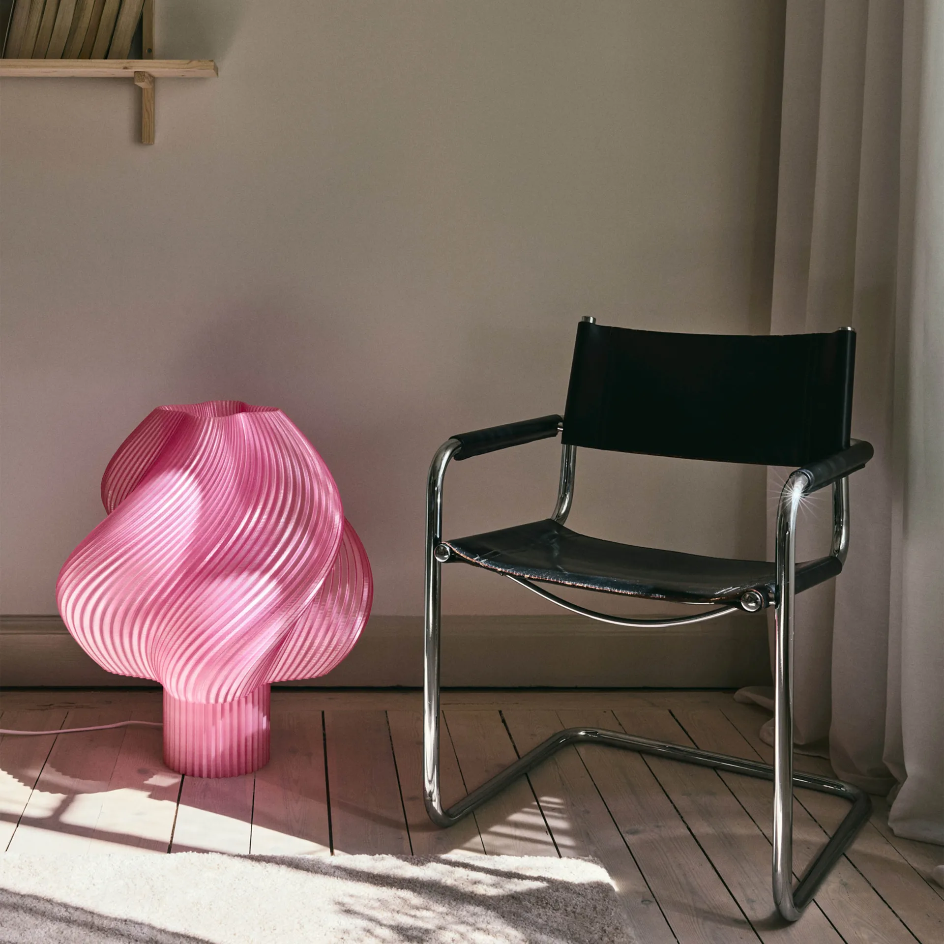 Soft Serve floor lamp, Rose Sorbet, Mega, 63 cm Crème Atelier