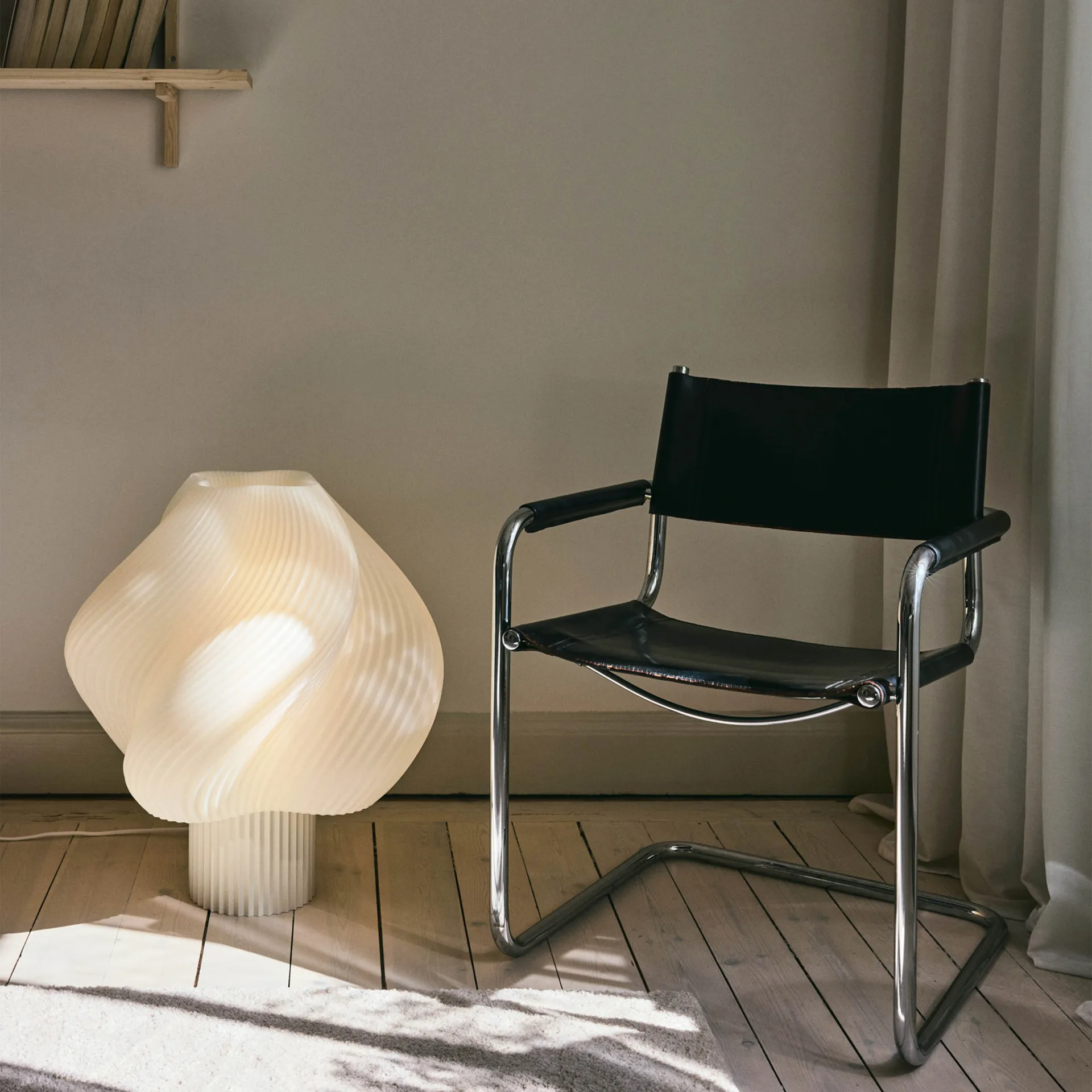 Soft Serve floor lamp, Vanilla bean, Mega, 63 cm Crème Atelier