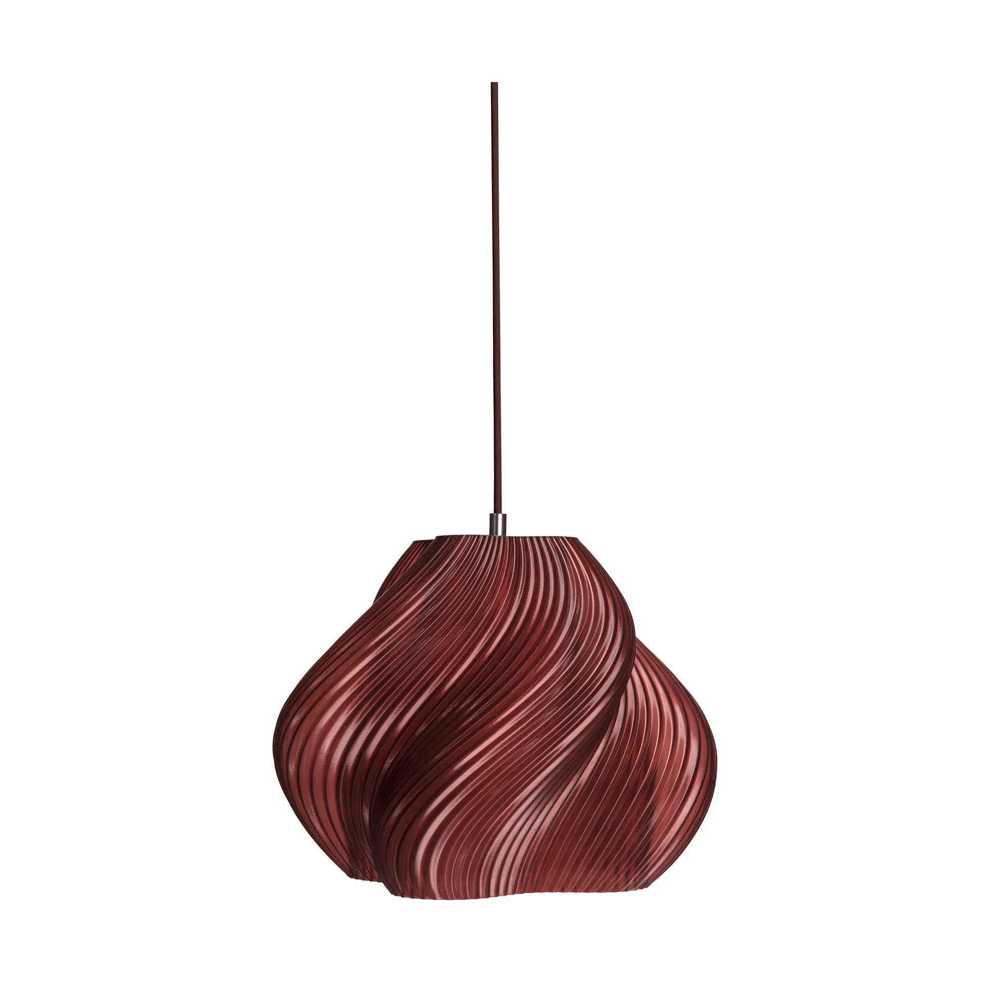 Soft Serve pendant, Cherry-chrome, 03, 30 cm Crème Atelier