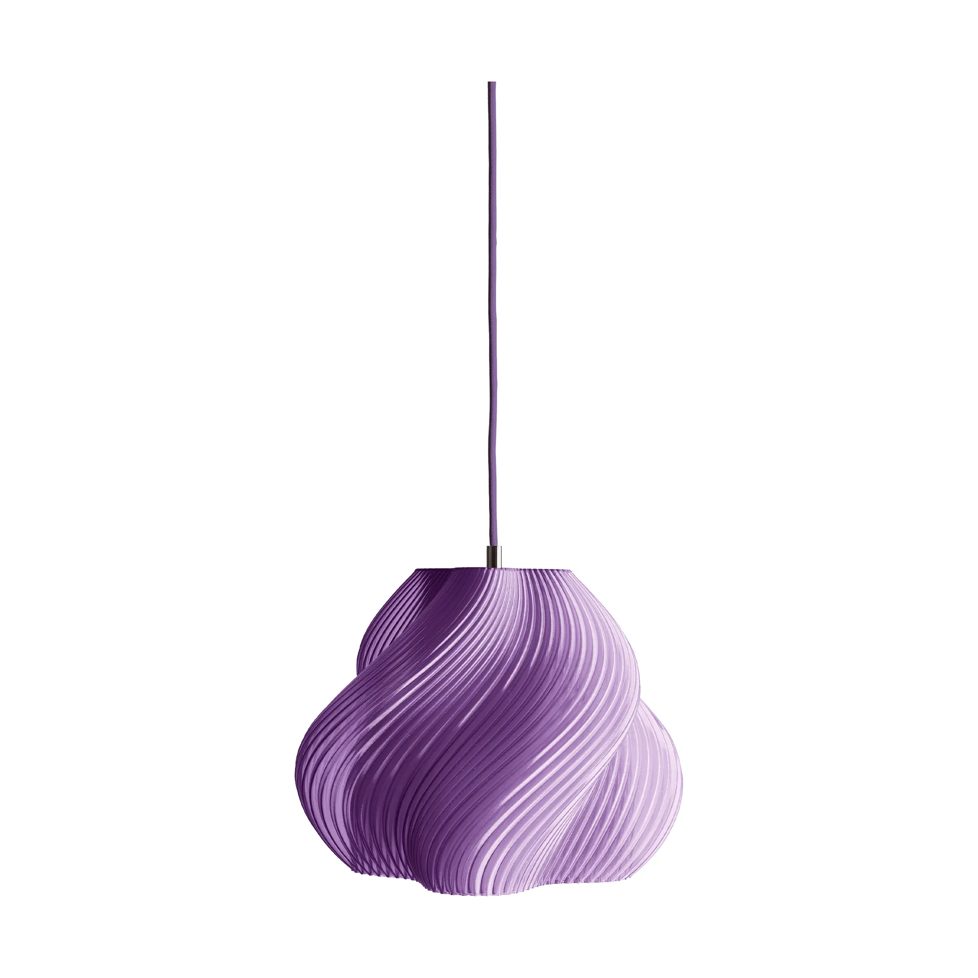 Soft Serve pendant, Lavender sorbet-chrome, 02, 25 cm Crème Atelier
