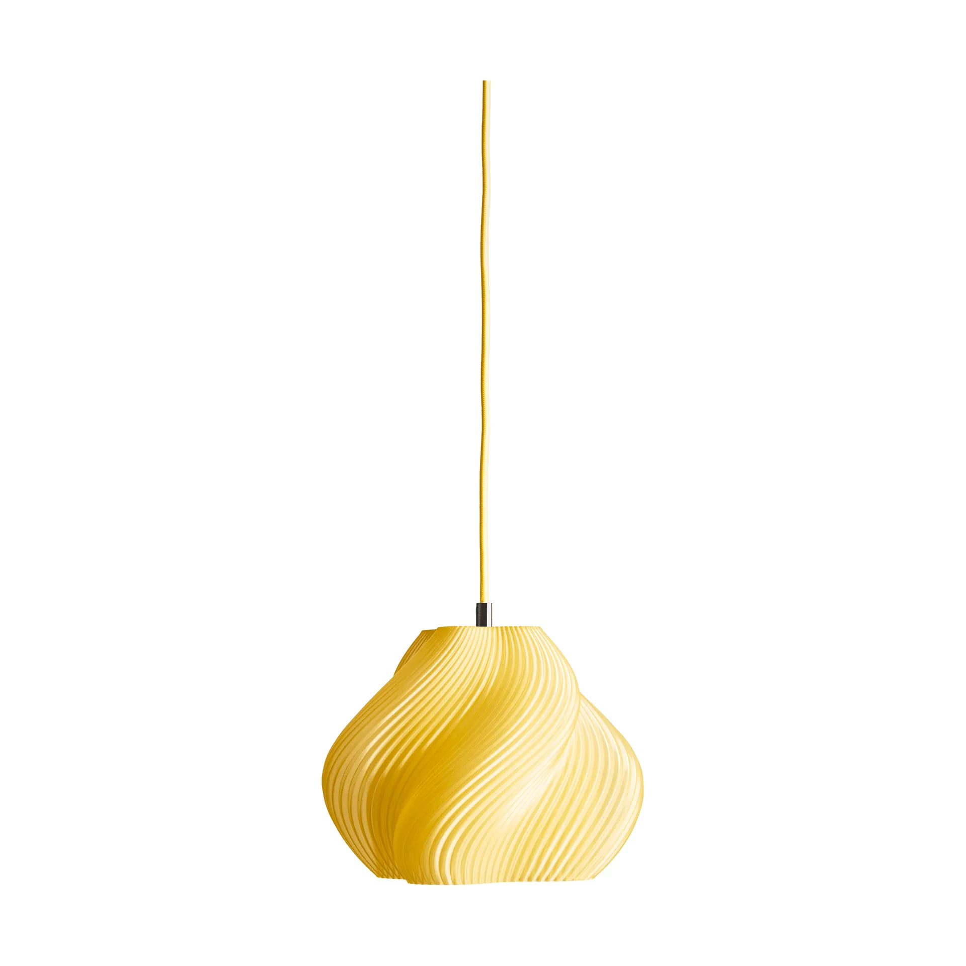 Soft Serve pendant, Limoncello sorbet-brass, 01, 20 cm Crème Atelier