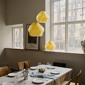 Soft Serve pendant - Limoncello sorbet-brass, 02, 25 cm - Crème Atelier