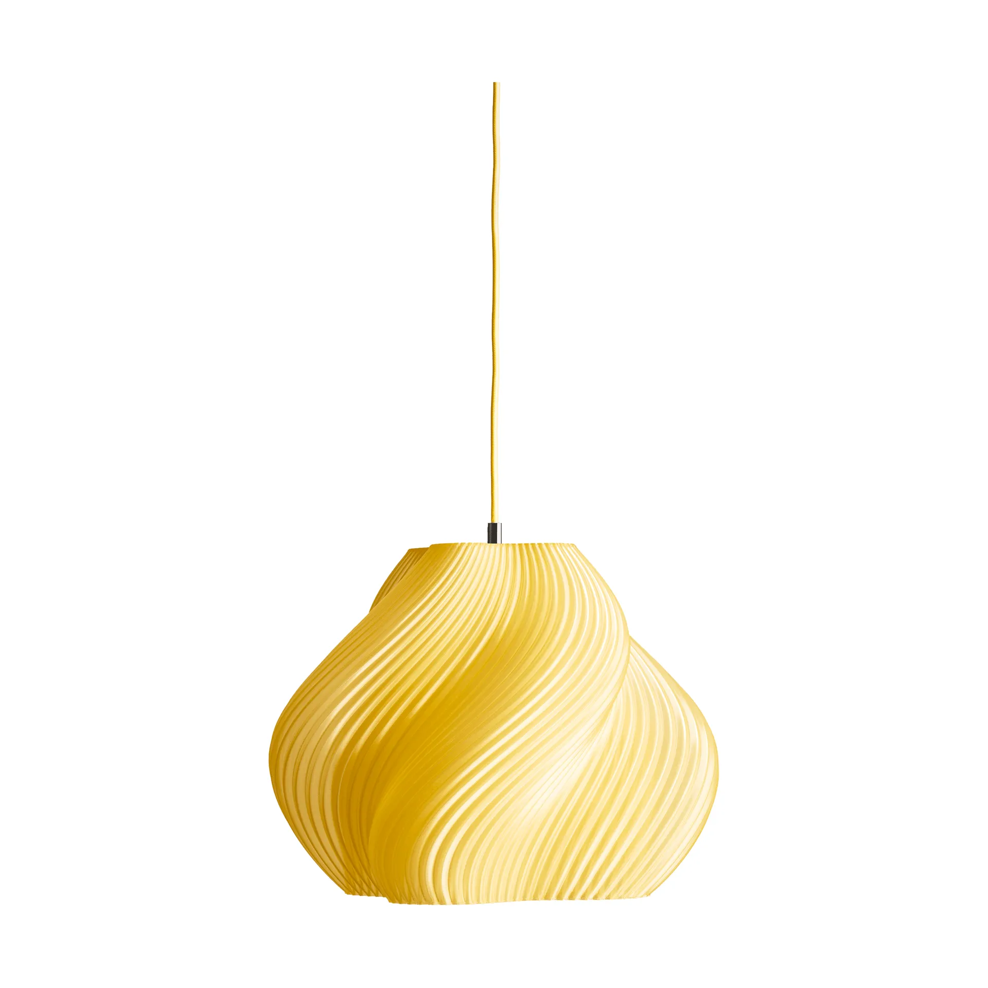 Soft Serve pendant, Limoncello sorbet-brass, 03, 30 cm Crème Atelier