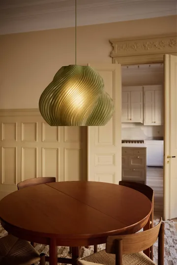 Soft Serve pendant - Olive-chrome, Mega, 60 cm - Crème Atelier