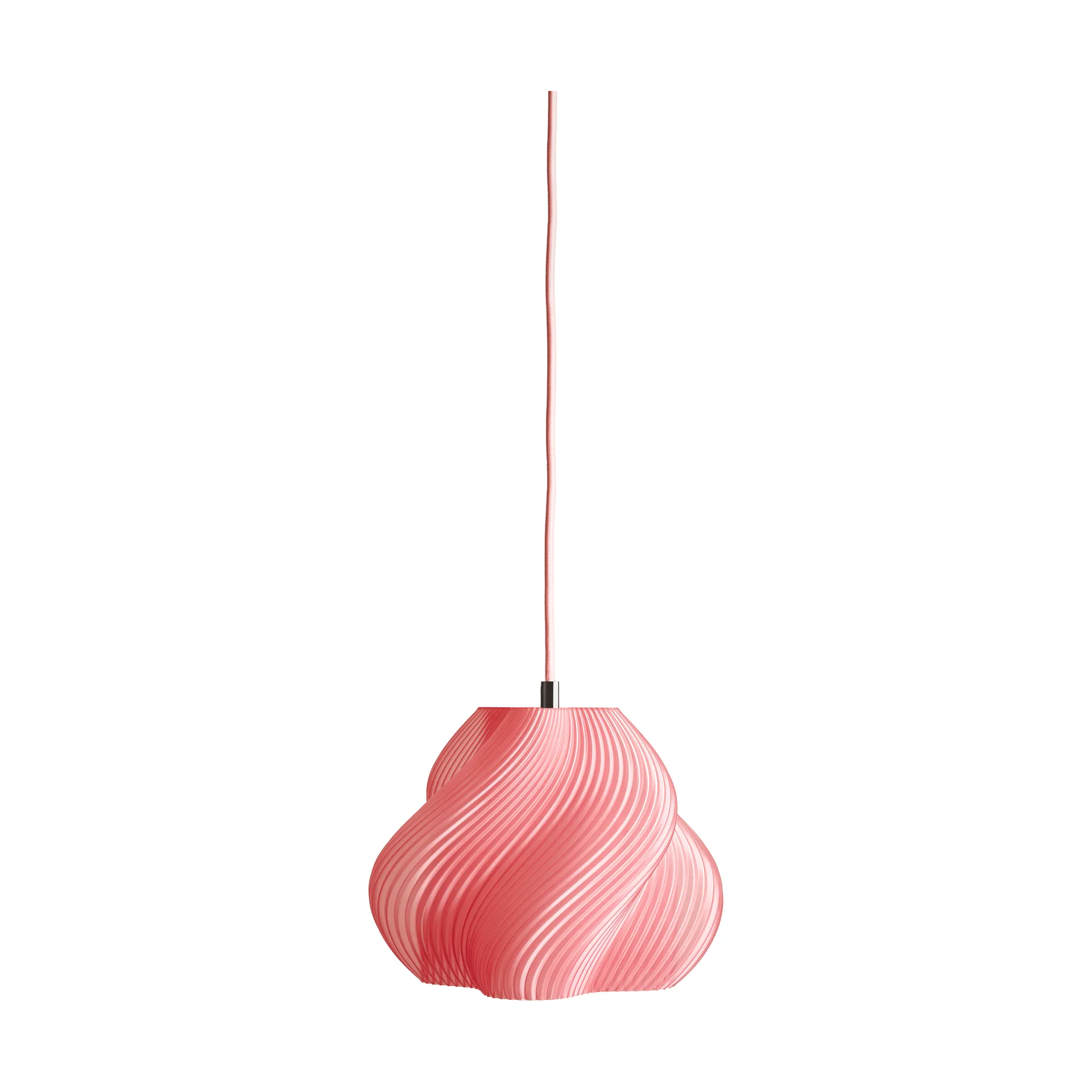 Soft Serve pendant, Peach sorbet-brass, 01, 20 cm Crème Atelier