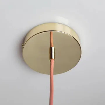 Soft Serve pendant - Peach sorbet-brass, 01, 20 cm - Crème Atelier