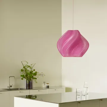 Soft Serve pendant - Rose sorbet-brass, Mega, 60 cm - Crème Atelier