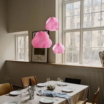 Soft Serve pendant - Rose sorbet-chrome, 03, 30 cm - Crème Atelier