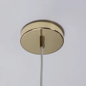 Soft Serve pendant - White-brass, 02, 25 cm - Crème Atelier