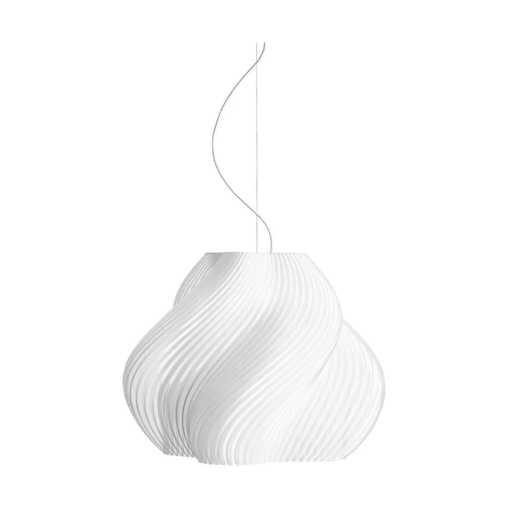 Soft Serve pendant - White-brass, Mega, 60 cm - Crème Atelier