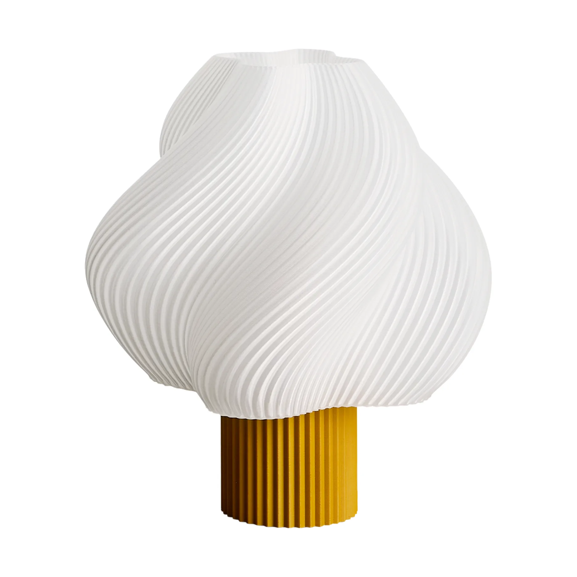 Soft Serve portable table lamp, Cloudberry, 23 cm Crème Atelier