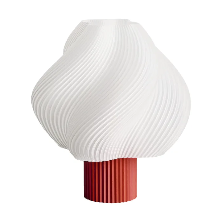 Soft Serve portable table lamp - Rhubarb, 23 cm - Crème Atelier
