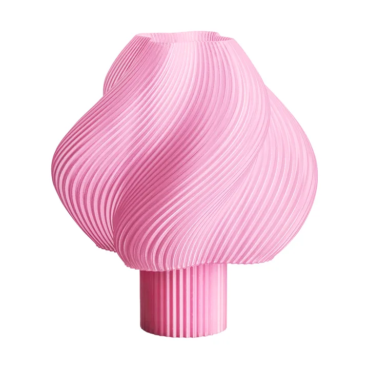 Soft Serve portable table lamp - Rose sorbet, 23 cm - Crème Atelier