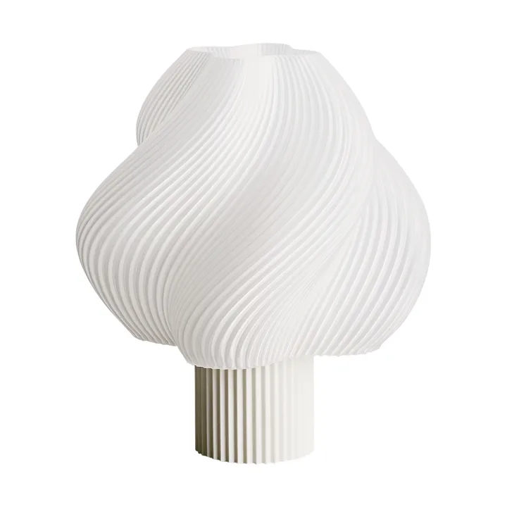 Soft Serve portable table lamp - Vanilla bean, 23 cm - Crème Atelier