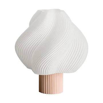 Soft Serve portable table lamp - Wild strawberry, 23 cm - Crème Atelier