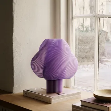 Soft Serve table lamp - Lavender sorbet, Grande, 34 cm - Crème Atelier
