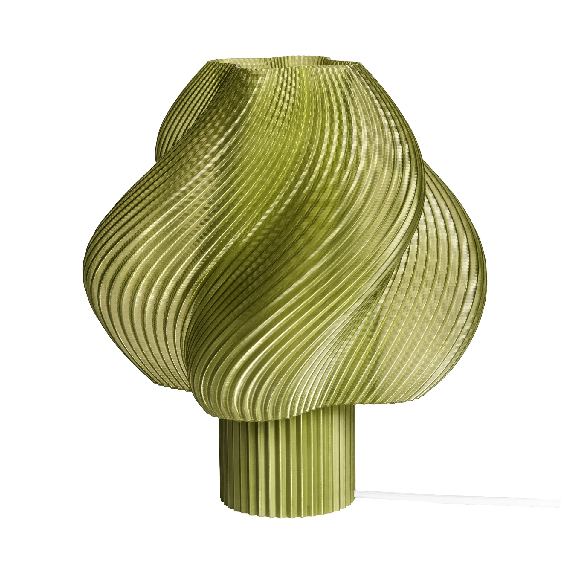 Soft Serve table lamp, Olive, Grande, 34 cm Crème Atelier
