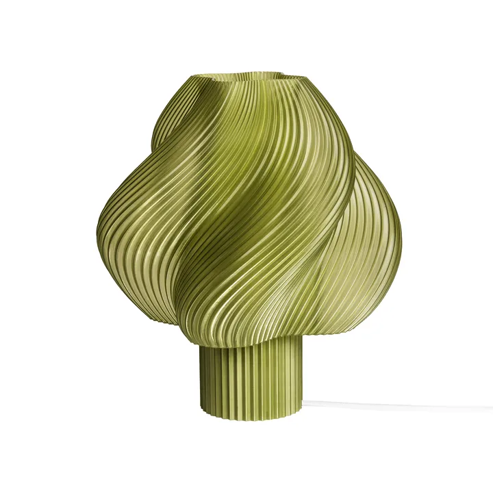 Soft Serve table lamp - Olive, Regular, 26 cm - Crème Atelier