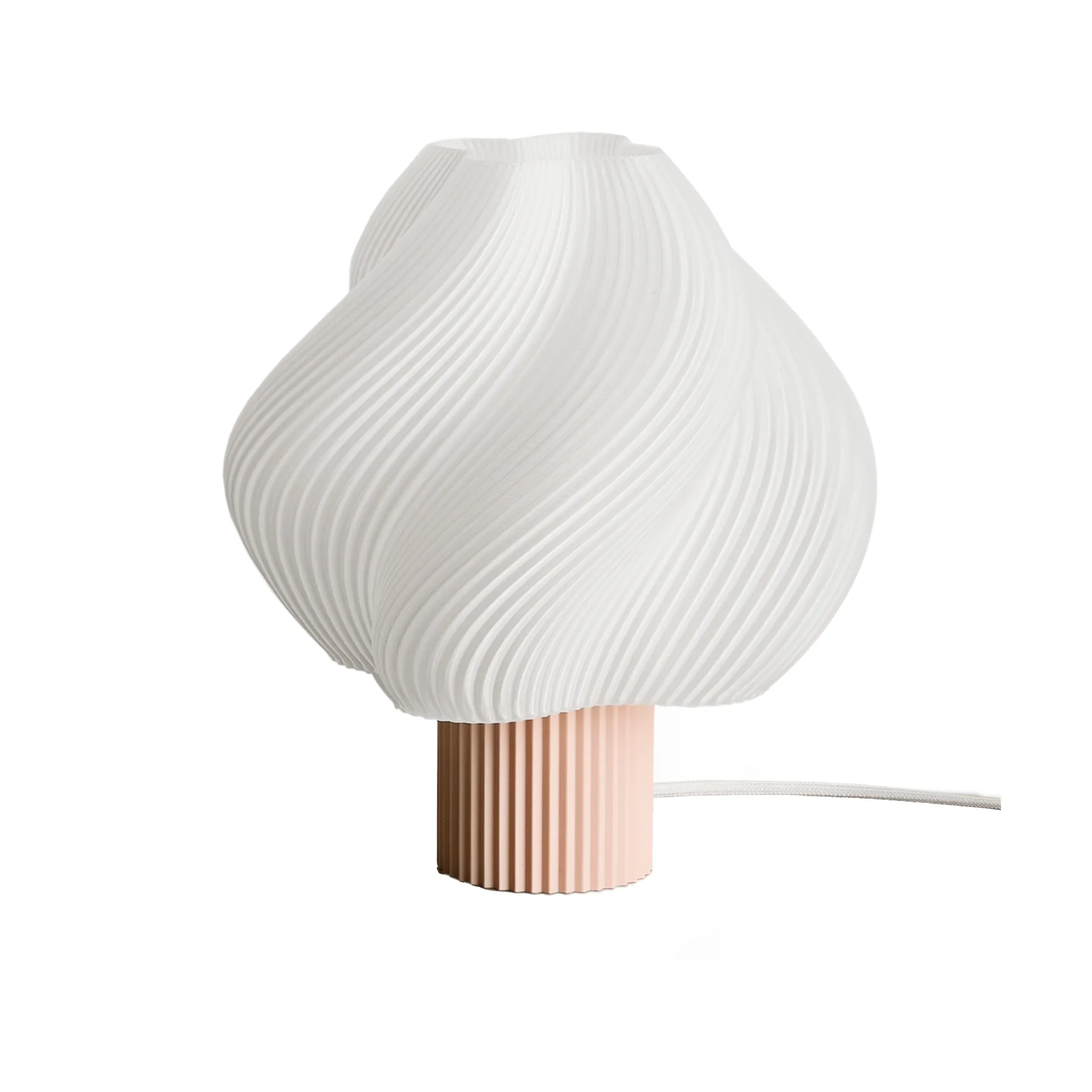 Soft Serve table lamp, Wild strawberry, Grande, 34 cm Crème Atelier