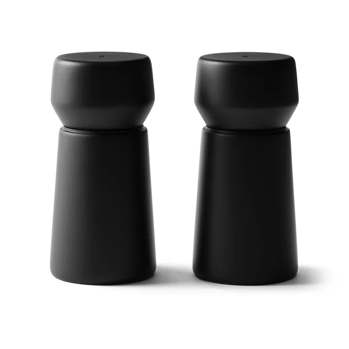 Amsterdam salt and pepper mill set - Black, FSC beech, 2 parts - Crushgrind