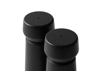 Amsterdam salt and pepper mill set - Black, FSC beech, 2 parts - Crushgrind