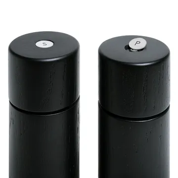 Bergen pepper mill - Black, 12 cm - Crushgrind