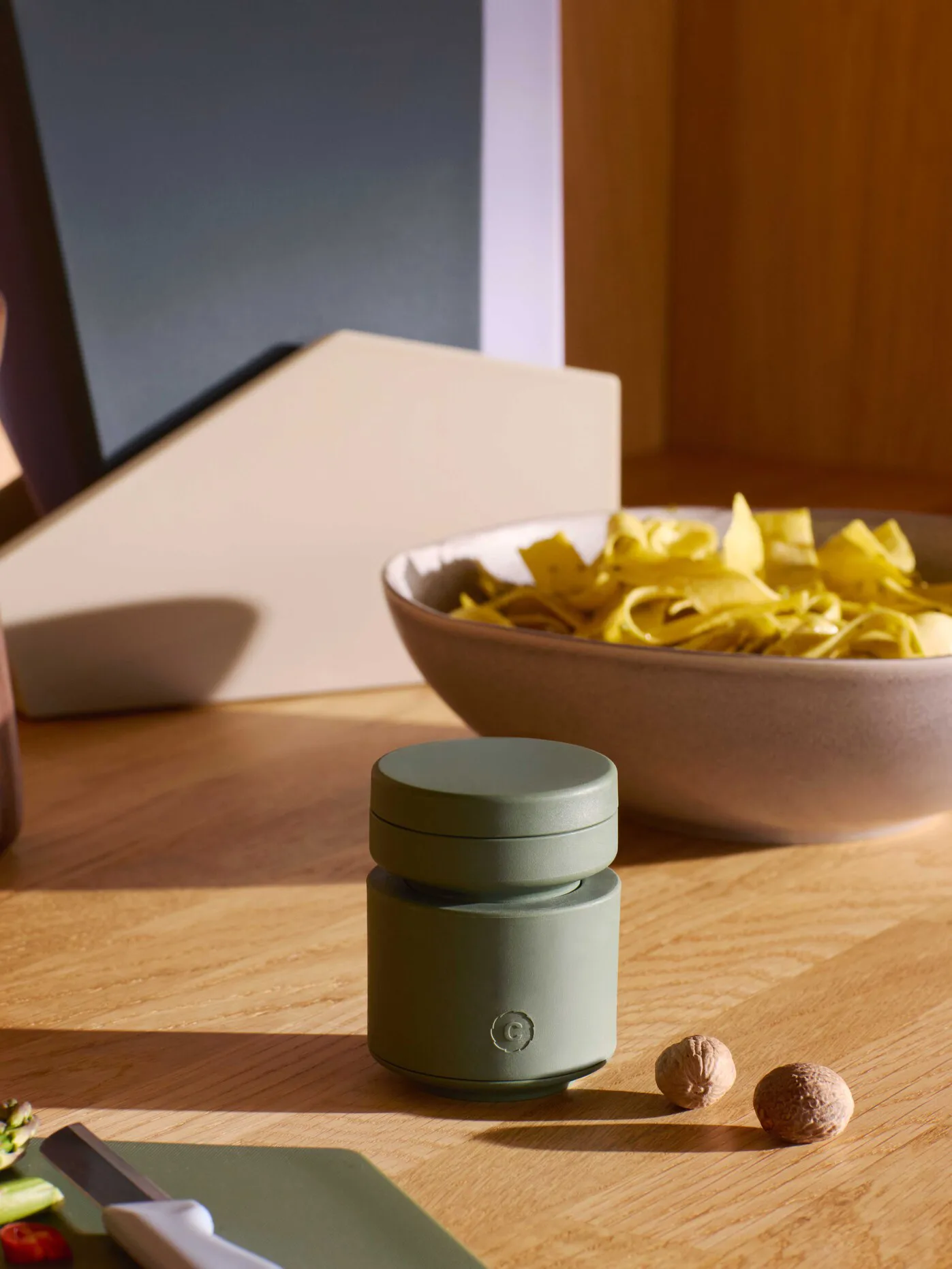 Billund spice mill, Nutmeg-parsley 8 cm Crushgrind