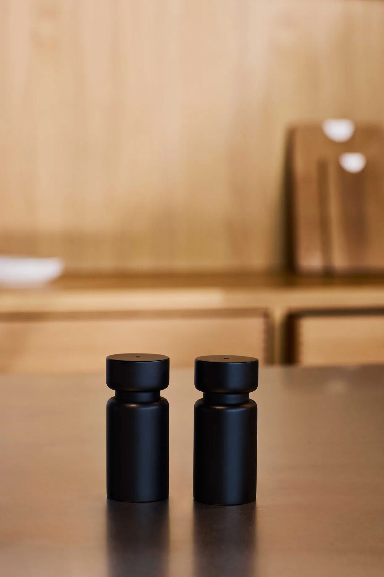 Helsinki salt and pepper mill set, Black, mini, 2-piece Crushgrind