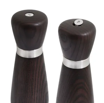 Kyoto spice grinder - Brown glaze, FSC ash, 17 cm - Crushgrind