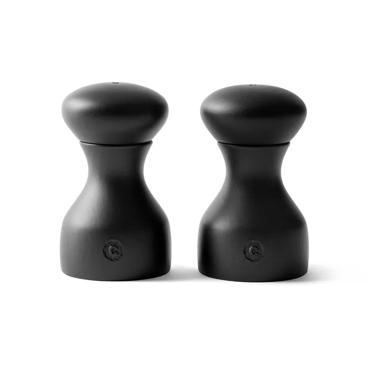 Lyon salt and pepper mill set - Black, 2-piece - Crushgrind