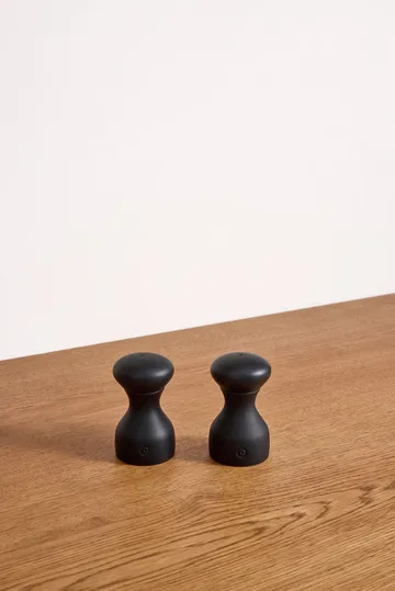 Lyon salt and pepper mill set - Black, 2-piece - Crushgrind