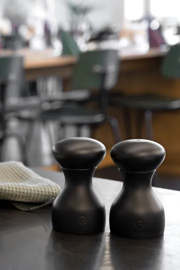 Lyon salt and pepper mill set - Black, 2-piece - Crushgrind