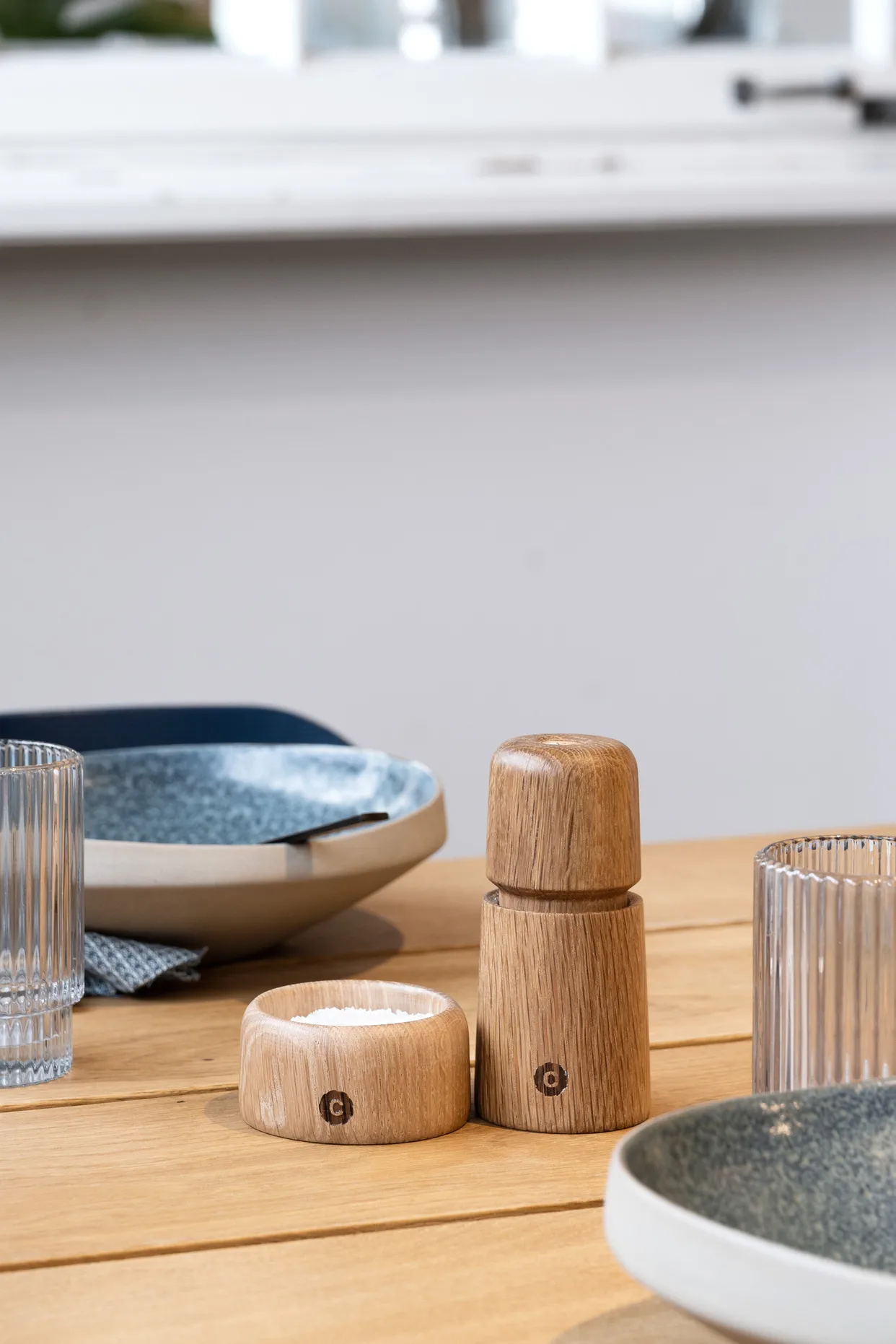 Stockholm spice mill, Natural, FSC oak, 11 cm Crushgrind