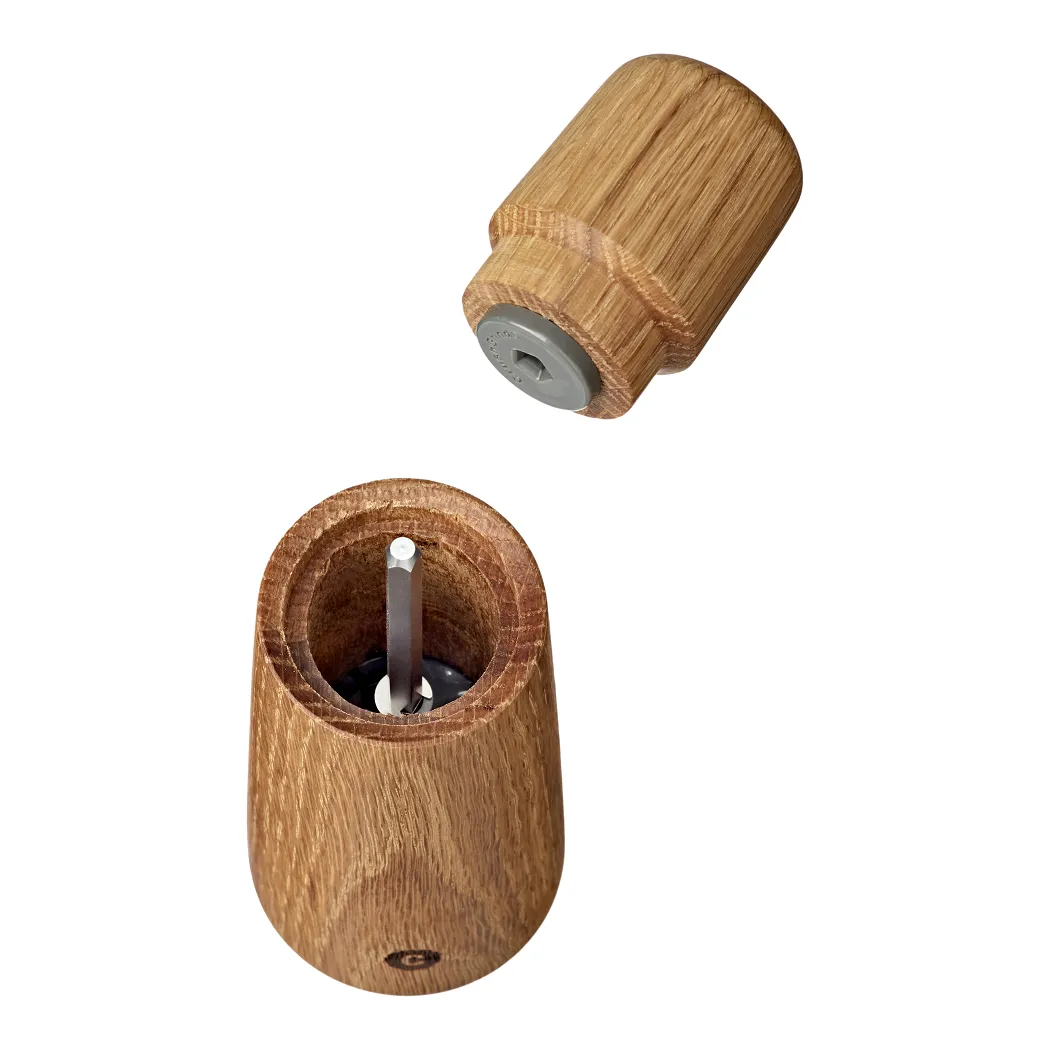 Stockholm spice mill, Natural, FSC oak, 17 cm Crushgrind