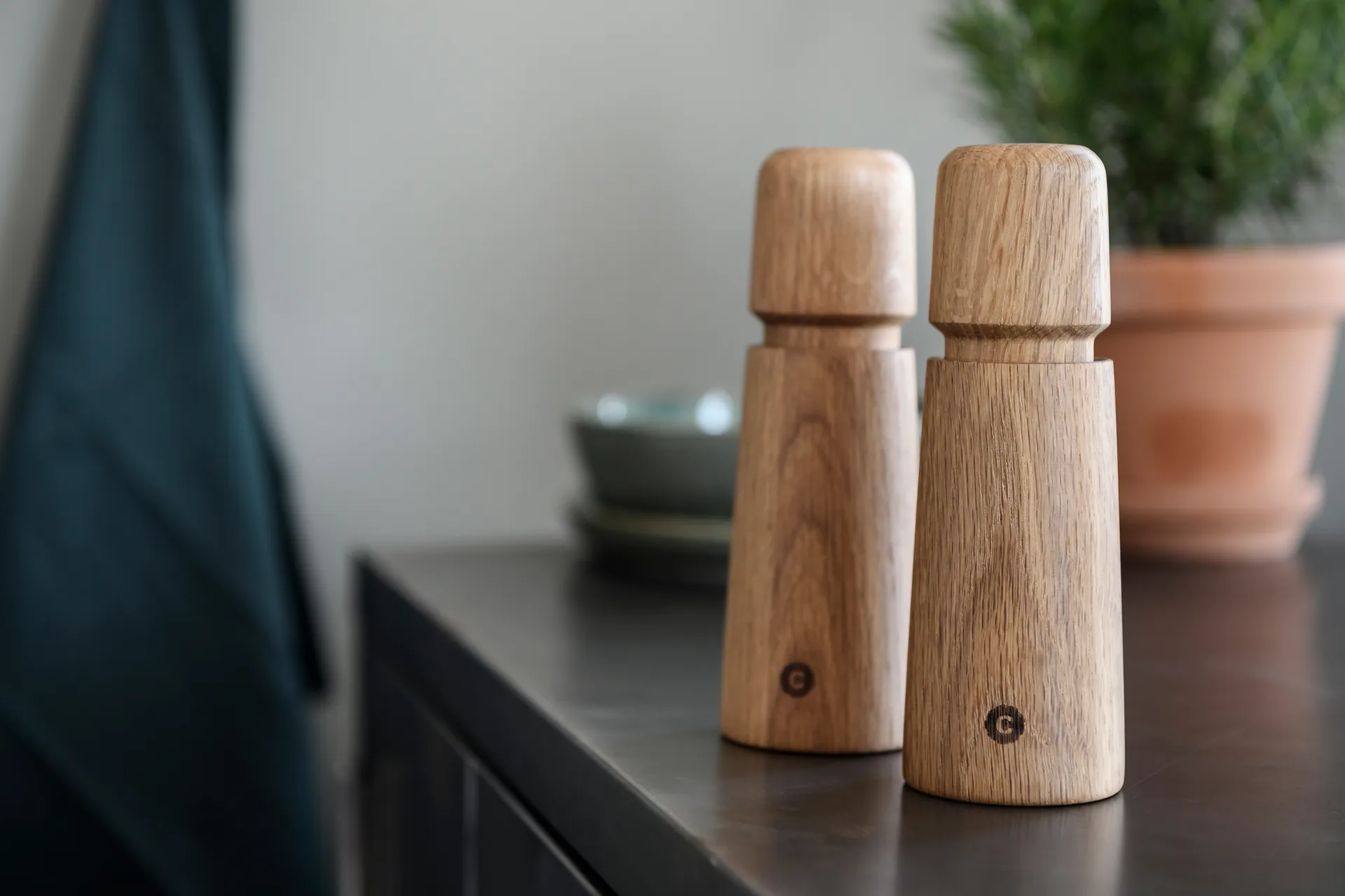 Stockholm spice mill, Natural, FSC oak, 17 cm Crushgrind