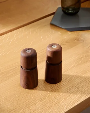 Stockholm spice mill - Natural, FSC walnut, 11 cm - Crushgrind