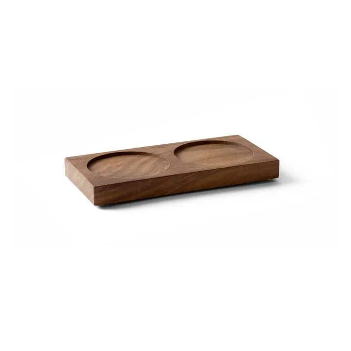 Tabletopper spice grinder stand - FSC walnut - Crushgrind