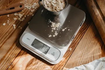 Digital kitchen scale waterproof - White-silver - Culimat
